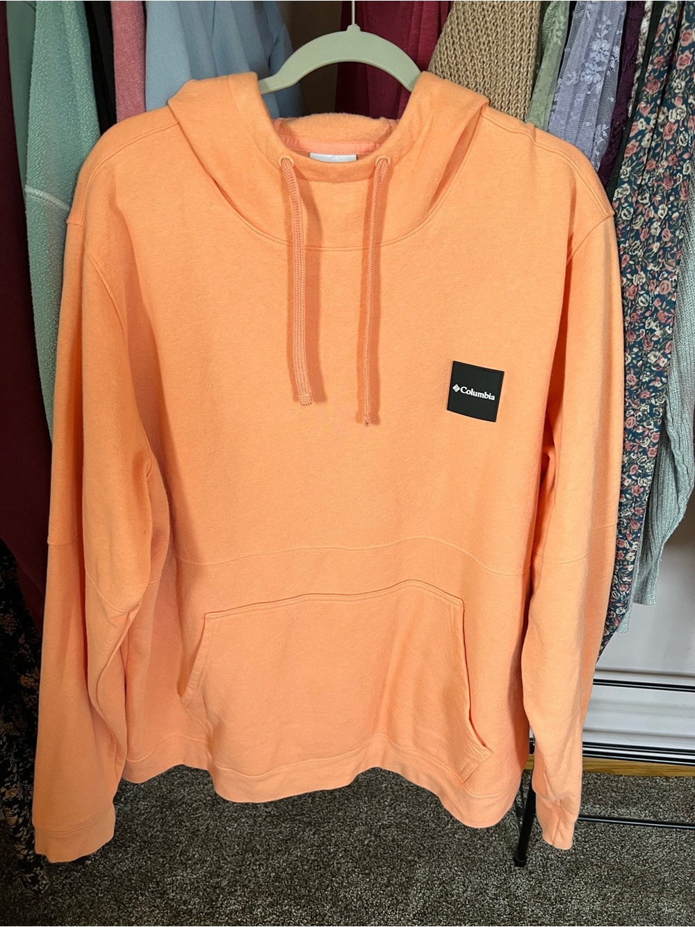 Columbia Men's Peach Crewneck Hoodie